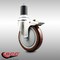 Service Caster 5 Inch 316SS Maroon Poly Swivel 1-5/8 Inch Expanding Stem Caster Lock Brake SCC SCC-SS316TTLEX20S514-PPUB-MRN-158 - alternate 3